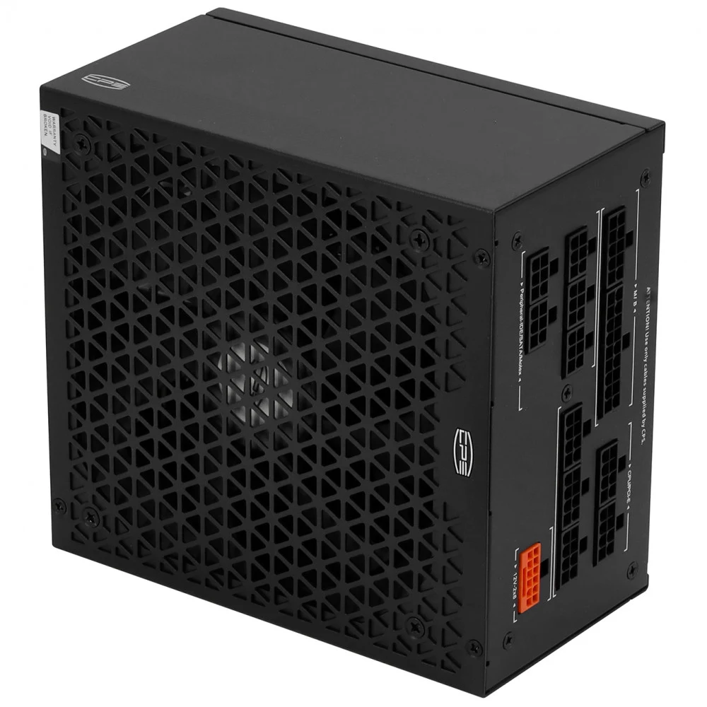 Блок питания ПК/ Power Supply PCCooler, 1200W 80+ Gold (ATX, 3.1, Full modular, 1x24(20+4)pin 610mm, 2xCPU 8(4+4)pin 700mm, 3xPCIe*2 8(6+2)pin 750mm, 1x12V(2x6) 12+4pin 500mm, 2xSATA*3+MOLEX4pin*1 4