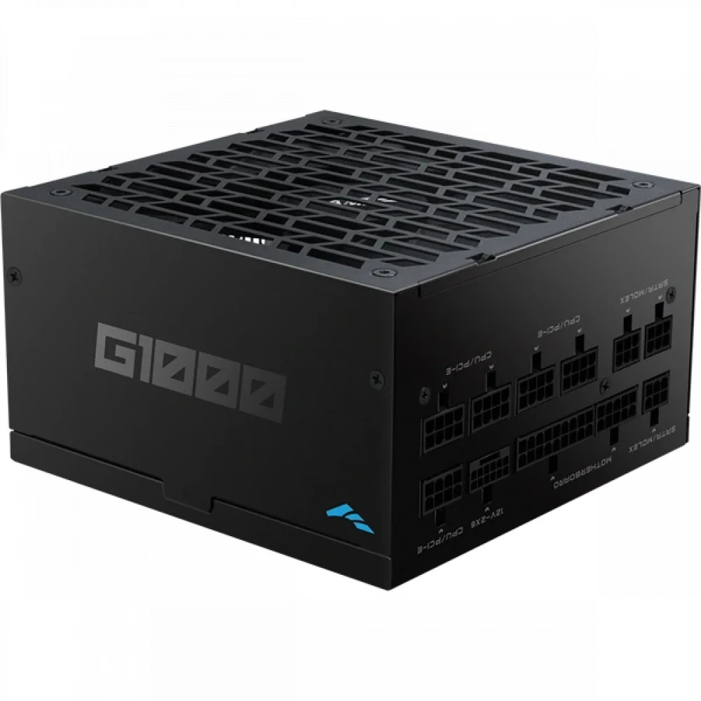 Блоки питания/ Power Supply SAMA G1000 Black (HAT-1000yzB1G), 1000W 80+ Gold (ATX, 3.1, PCIe 5.0, Full modular, 1x24(20+4)pin mesh 550mm, 2xCPU 8(4+4)pin 700mm, 3xPCIe*2 8(6+2)pin 600mm, 1x12VHPWR P