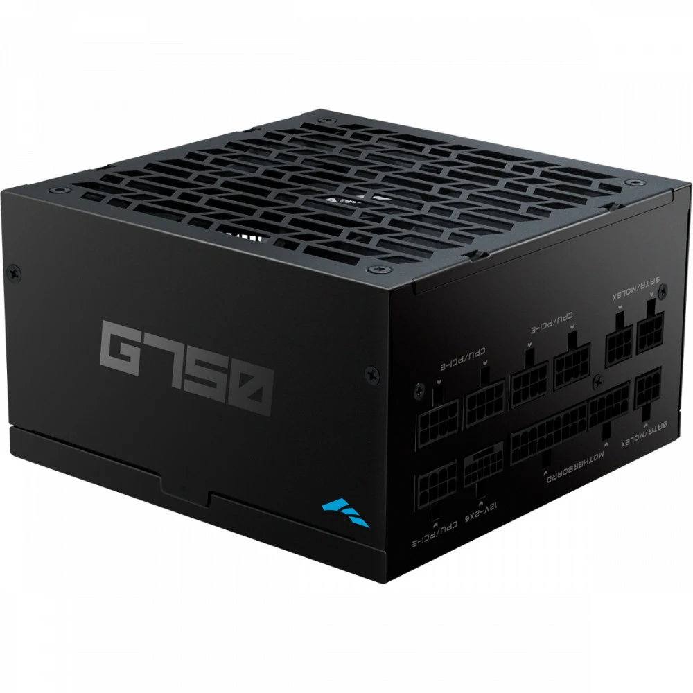 Блоки питания/ Power Supply SAMA G750 Black (HAT-750yzB1G), 750W 80+ Gold (ATX, 3.1, PCIe 5.0, Full modular, 1x24(20+4)pin mesh 550mm, 2xCPU 8(4+4)pin 600mm+150mm, 2xPCIe*2 8(6+2)pin 550+150mm, 1x12