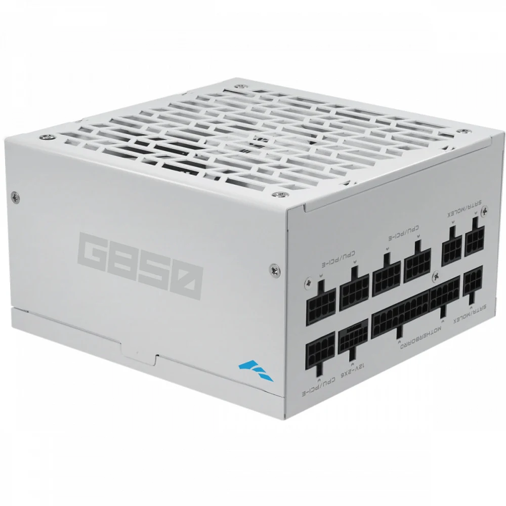 Блоки питания/ Power Supply SAMA G850 White (HAT-850yzB1G), 850W 80+ Gold (ATX, 3.1, PCIe 5.0, Full modular, 1x24(20+4)pin mesh 550mm, 2xCPU 8(4+4)pin 700mm, 2xPCIe*2 8(6+2)pin 550+150mm, 1x12VHPWR