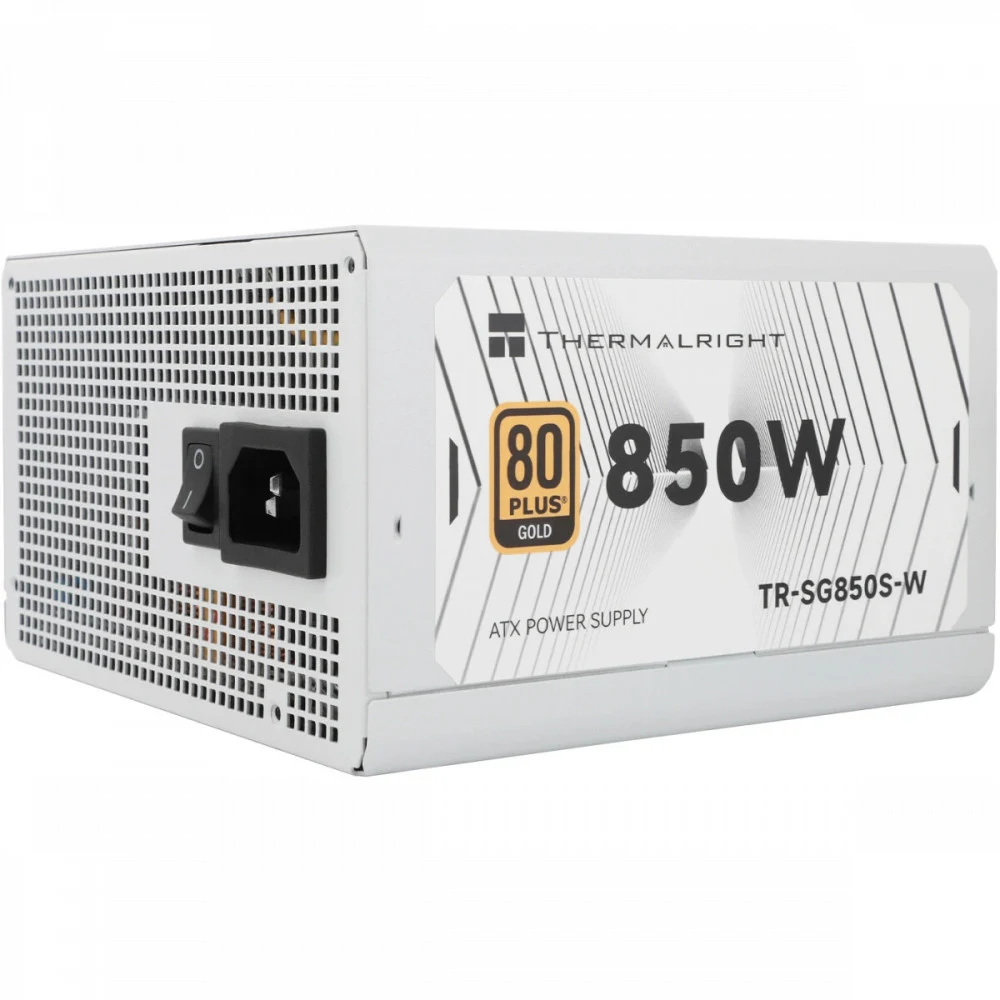 Блок питания 850W/ Power Supply Thermalright, 850W 80+ Gold (ATX, 3.1, PCIe 5.1, Non-modular, 1x24(20+4)pin, 1xCPU 8(4+4)pin, 2xPCIe*2 8(6+2)pin, 5xSATA3, 1x12+4pin (12VHPWR PCIe 5.1 12+4pin 600mm),