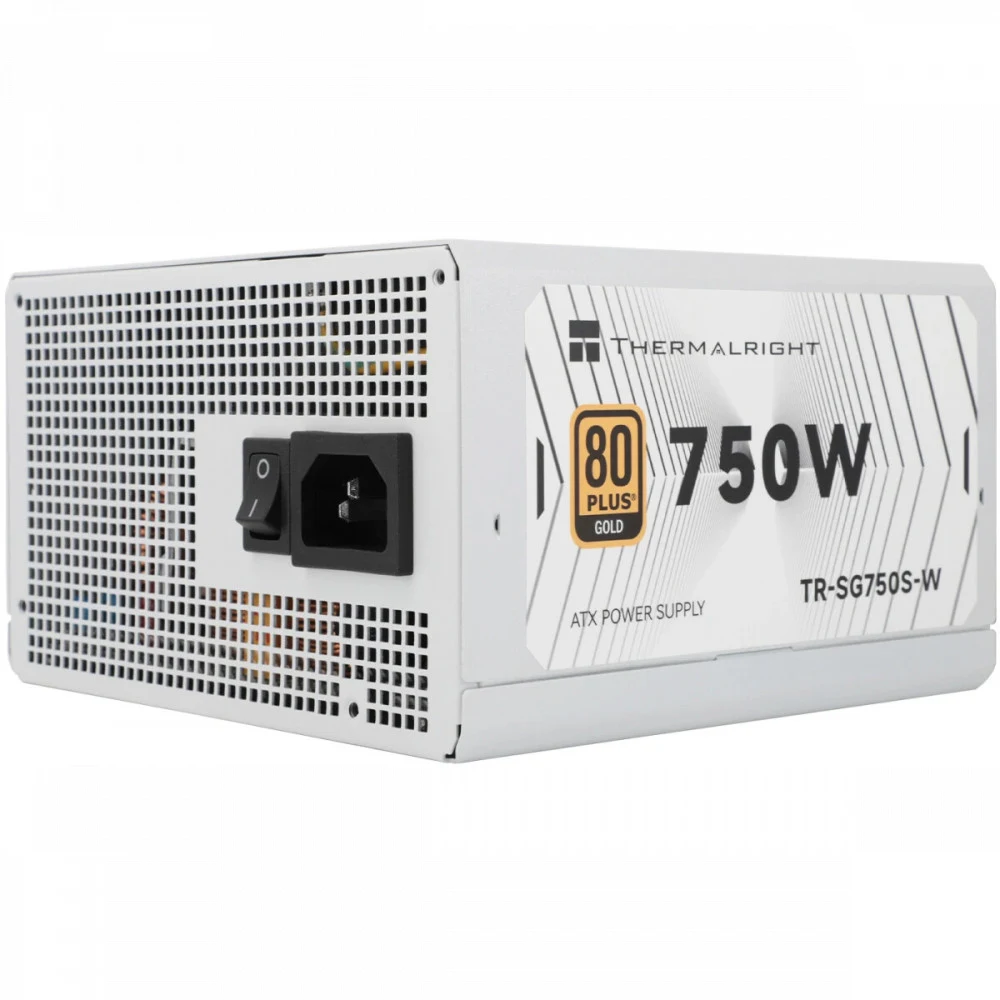 Блок питания 750W/ Power Supply Thermalright, 750W 80+ Gold (ATX, 3.1, PCIe 5.1, Non-modular, 1x24(20+4)pin, 1xCPU 8(4+4)pin, 2xPCIe*2 8(6+2)pin, 5xSATA3, 1x12+4pin (12VHPWR PCIe 5.1 12+4pin 600mm),