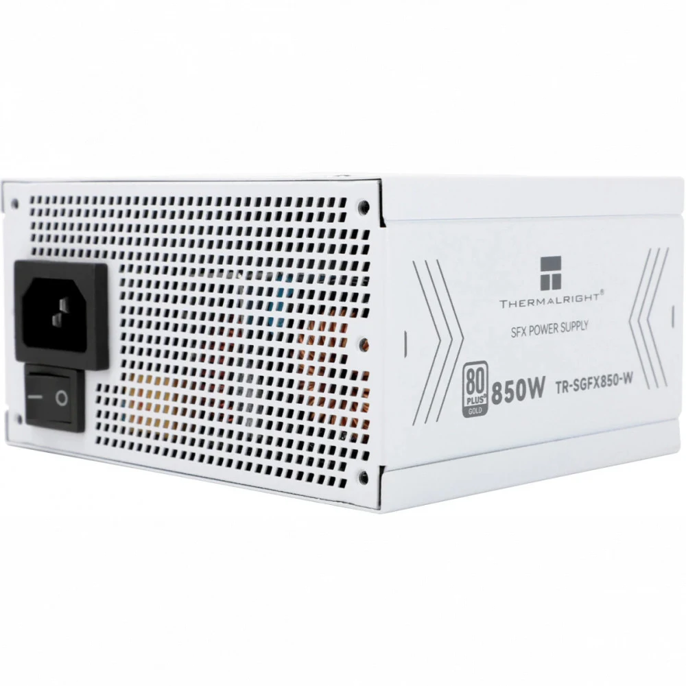 Блок питания 850W/ Power Supply Thermalright, 850W 80+ Gold (SFX, 3.1, PCIe 5.1, Full modular, 1x24(20+4)pin, 1xCPU 8(4+4)pin, 2xPCIe*2 8(6+2)pin, 1x12VHPWR PCIe 5.1 12+4pin 600mm, 3xSATA3, 3xMOLEX4
