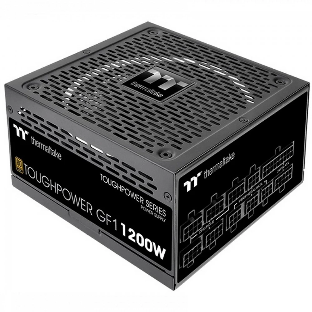 Блок питания, Thermaltake, Toughpower GF3 A3 1200W Gold, PS-TPD-1200FNFAGE-H, 1200W, ATX, 20+4 pin, 2*PCI-E 6+2 pin, 1*PCI-E 12+4 pin, 4*SATA, 4+4 pin, 150x86x160 мм, черный