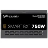 Блок питания, Thermaltake, Smart BX1 750W, PS-SPD-0750NNSABE-1, 750W, ATX, 80 Plus Bronze, APFC, 20+4 pin, 4+4pin, 9*Sata, 6*Molex, 1*FDD, 4*PCI-E 6+2 pin, Вентилятор 12 см, Кабель питания, Чёрный