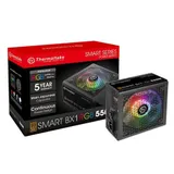Smart BX1 RGB/550W/Non Modular/Fan Hub/Single Voltage/Analog/80 Plus Bronze/EU/JP Main CAP/All Flat Cables