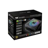 Блок питания Thermaltake ATX 850W Toughpower iRGB Plus 80+ platinum (24+4+4pin) APFC 140mm fan color LED 12xSATA Cab Manag RTL
