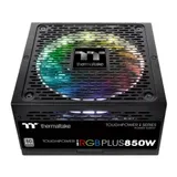 Блок питания Thermaltake ATX 850W Toughpower iRGB Plus 80+ platinum (24+4+4pin) APFC 140mm fan color LED 12xSATA Cab Manag RTL