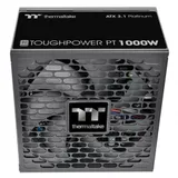 Блок питания, Thermaltake, Toughpower PT 1000W, PS-TPP-1000FNFAPE-1, 1000W, ATX, 20+4 pin, 4*PCI-E 6+2 pin, 1*PCI-E 12+4 pin, 6*SATA, 2*4+4 pin, 150x86x140 мм, черный