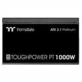 Блок питания, Thermaltake, Toughpower PT 1000W, PS-TPP-1000FNFAPE-1, 1000W, ATX, 20+4 pin, 4*PCI-E 6+2 pin, 1*PCI-E 12+4 pin, 6*SATA, 2*4+4 pin, 150x86x140 мм, черный