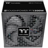 Блок питания, Thermaltake, Toughpower PT 1200W, PS-TPP-1200FNFAPE-1, 1200W, ATX, 20+4 pin, 4*PCI-E 6+2 pin, 1*PCI-E 12+4 pin, 6*SATA, 2*4+4 pin, 150x86x140 мм, черный