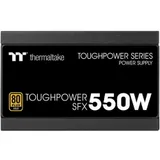 Блок питания, Thermaltake, Toughpower SFX 550W, PS-STP-0550FNFAGE-1, 550W, SFX, 80 Plus Gold, APFC, 24 pin, 4+4pin CPU, 6+2 PCI-E, 15*Sata, 4*Molex, Вентилятор 9 см, Кабель питания, Чёрный