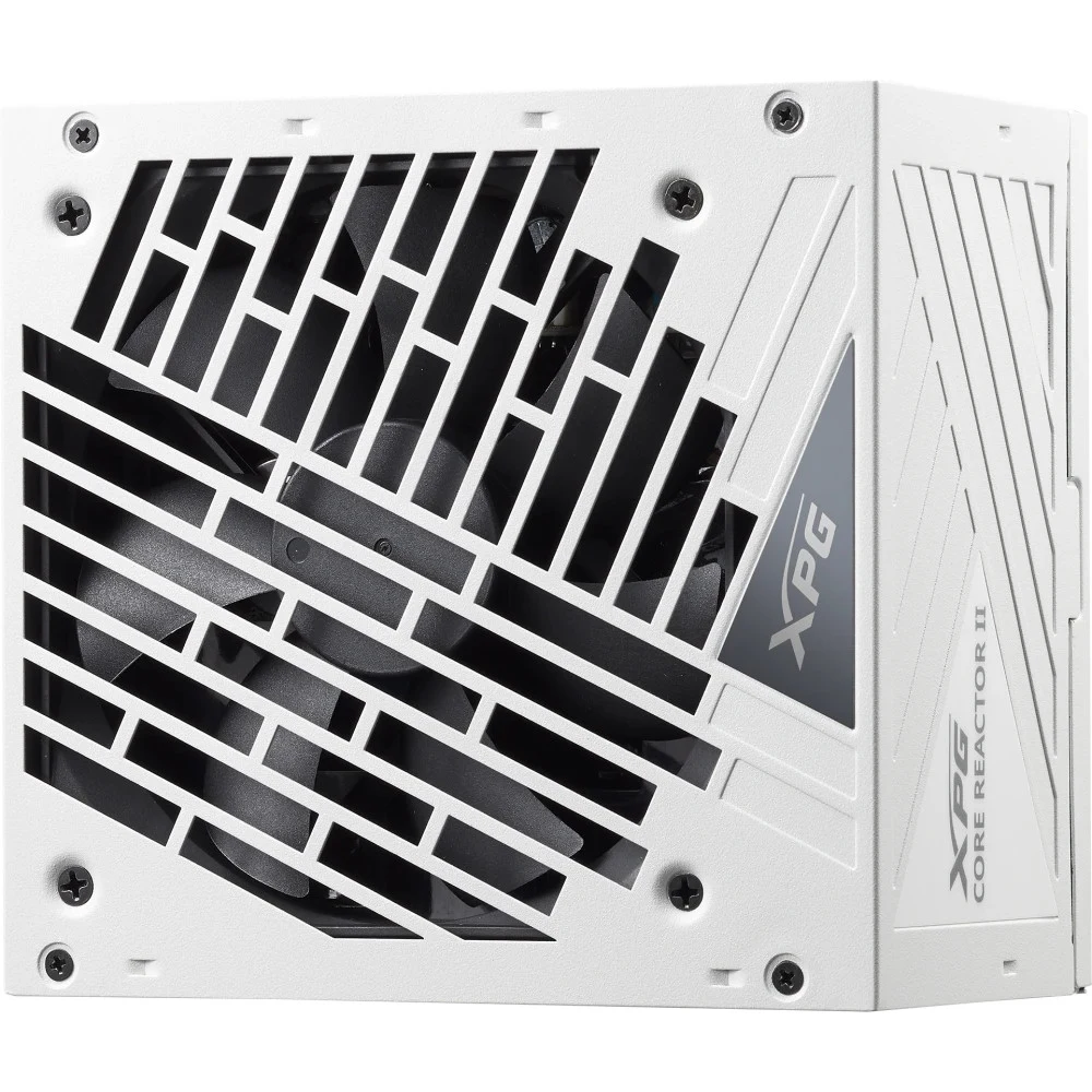 Блок питания XPG CORE REACTOR II 850 white (ATX 3.1, 850W, Full Modular, PWM 120mm FDB fan, Active PFC, DC to DC, Half-Bridge & LLC converter, 80+ GOLD, all Japanese capacitors, белый ) RET