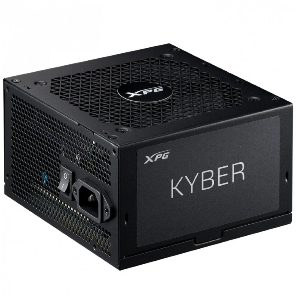 Блок питания, XPG, KYBER, KYBER650G-BKCEU, 650W, ATX, Gold, 20+4 pin, 4+4 pin, 8pin, 6*Sata, 2*Molex, 2*PCI-E 6+2 pin, Non-modular, Вентилятор 12 см, 150x86x140мм, Чёрный