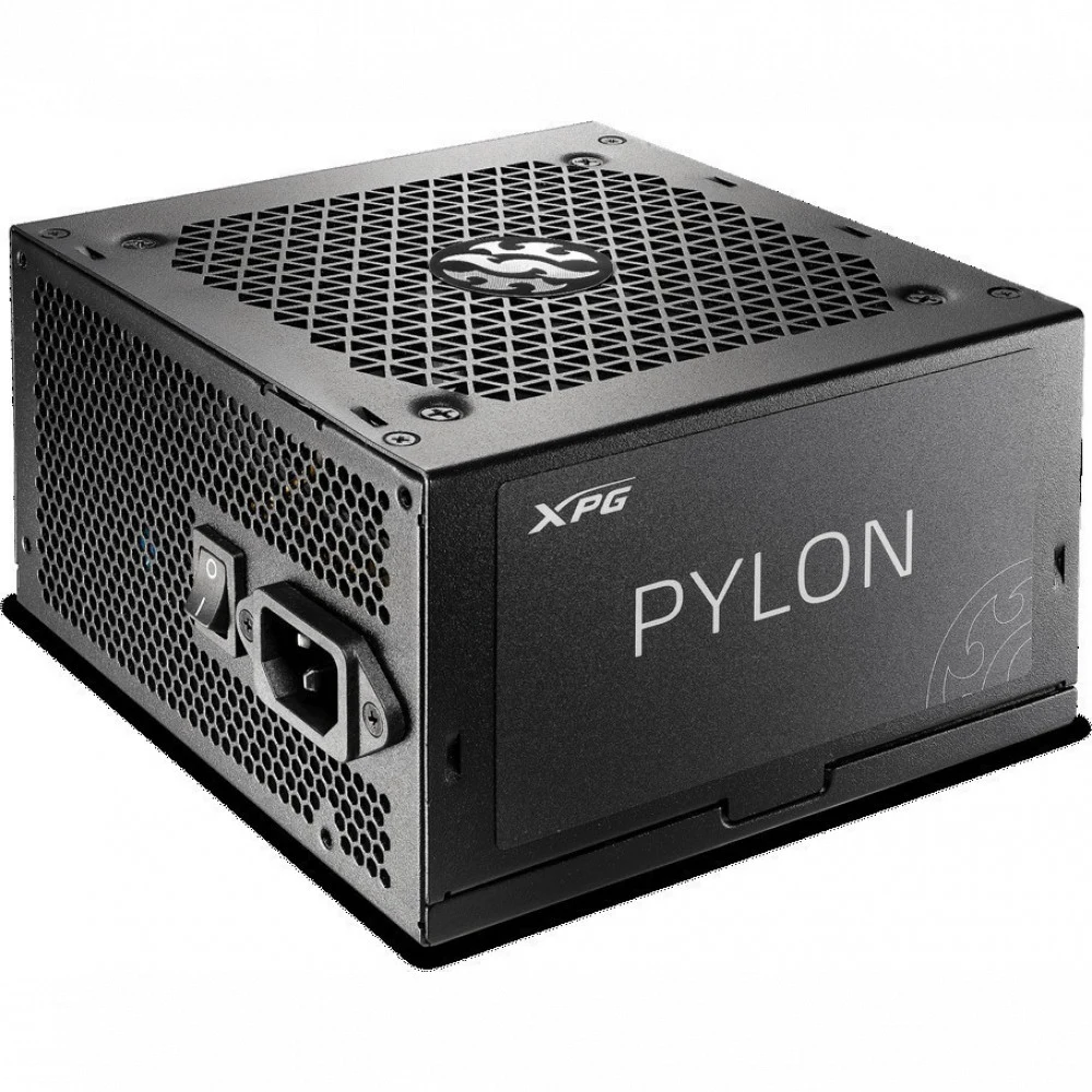 Блок питания, XPG, Pylon PYLON750B-BKCEU, 750W, ATX, Bronze, 20+4 pin, 1*4+4 pin, 1*8 pin, 8*Sata, 3*Molex, 4*PCI-E 6+2 pin, Вентилятор 12 см, Кабель питания, Чёрный