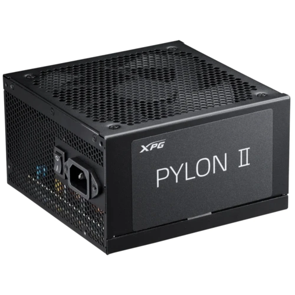 Блок питания XPG Pylon II 750 (ATX 3.1, 750W, PWM 135mm FDB fan, APFC+ LLC+DC to DC, 80+ BRONZE, Taiwanese all caps) RET