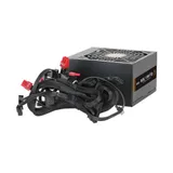 Блок питания, Zalman, ZM750-GV, 750W, ATX, Bronze, APFC, 20+4pin, 4*6+2pin, 5*SATA, 3*Molex, FDD, Вентилятор 120мм, Кабель питания, Черный