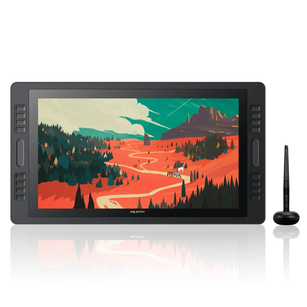 Графический планшет Huion Kamvas Pro 20 (GT1901) Графический планшет/монитор, Huion, Kamvas Pro 20 (GT1901), 19.5", Разрешение 1920х1080, Яркость 250cd/m2, Матрица IPS, 5080 lpi, Чувствительность к