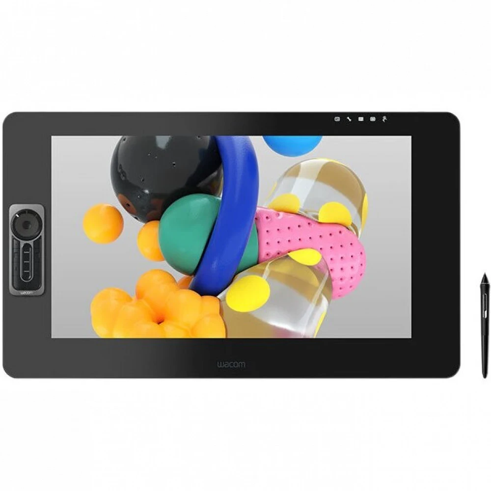 Графический планшет, Wacom, Cintiq Pro 24 touch (DTH-2420), Разрешение 3840 x 2160 (4K UHD), Чувствительность к нажатию 8192, Интерфейс USB-С и HDMI, Размер 677*394*47 мм, Чёрный