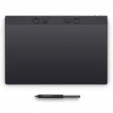 Графический планшет, Wacom, Intuos Pro pen tablet large (PTK870K0B), Разрешение 5080 lpi, Чувствительность к нажатию 8192, 6 программируемых клавиш, Размер 377 x 253 x 4-7 мм, Чёрный