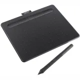 Графический планшет, Wacom, Intuos Small Bluetooth (CTL-4100WLK-N), Разрешение 2540 lpi, Чувствительность к нажатию 4096, 4 программируемые клавиши, 2 клавиши на пере, Размер планшета 200*160*8,8 мм