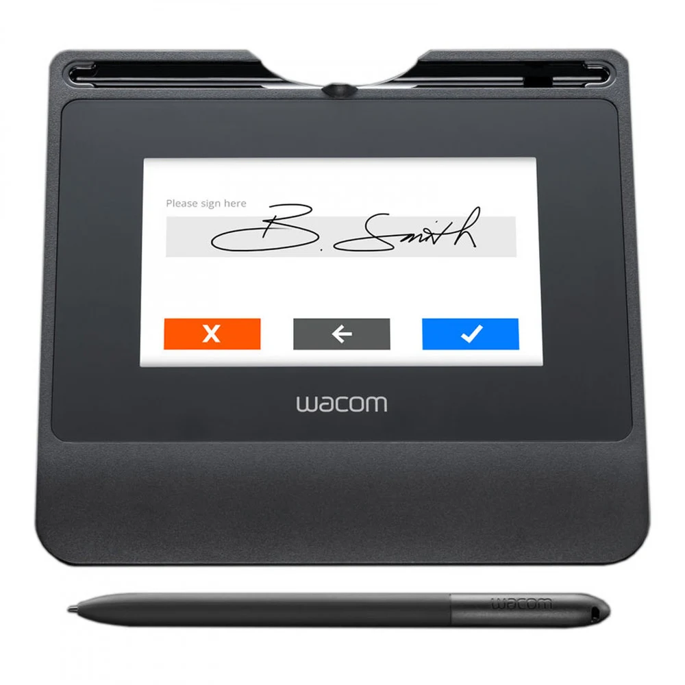 Планшет для цифровой подписи, Wacom, LCD Signature Tablet (STU-540-CH2), Разрешение 800 х 480, Разрешение датчика 2540 lpi, Размер 161*174*11 мм, Серый