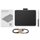 Графический планшет, Wacom, One pen tablet small - N (CTC4110WLW1B), Разрешение 2540 lpi, Чувствительность к нажатию 2048, Интерфейс USB, Размер 210*146*7,5 мм, Чёрный