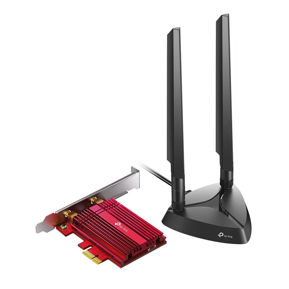 TP-Link Archer TXE75E AXE5400 Трехдиапазонный беспроводной PCI Express-адаптер Wi-Fi 6E с поддержкой Bluetooth 5.3