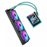 СЖО ASUS ROG RYUO IV 360 ARGB MIKU, movable curved 6.67-inch AMOLED display, 3xARGB FAN, AM5, 1700, 1851, Black, Retail