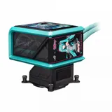 СЖО ASUS ROG RYUO IV 360 ARGB MIKU, movable curved 6.67-inch AMOLED display, 3xARGB FAN, AM5, 1700, 1851, Black, Retail