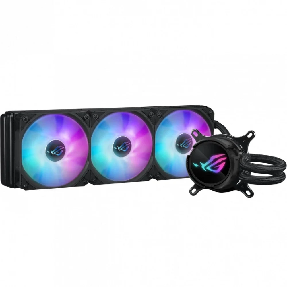 Водяное охлаждение CPU Asus ROG STRIX LC III 360 ARGB 120mm Liquid CPU Cooler, 3 x12cm PWM Fan, ARGB