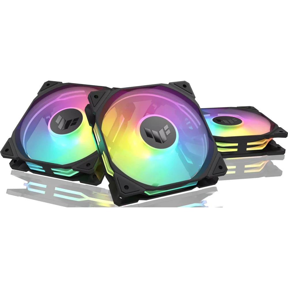 Вентилятор для корпуса ASUS TUF GAMING TR120 FAN ARGB BLACK 3IN1 120x120x28 AuraSync TR120-1/BK/3 IN