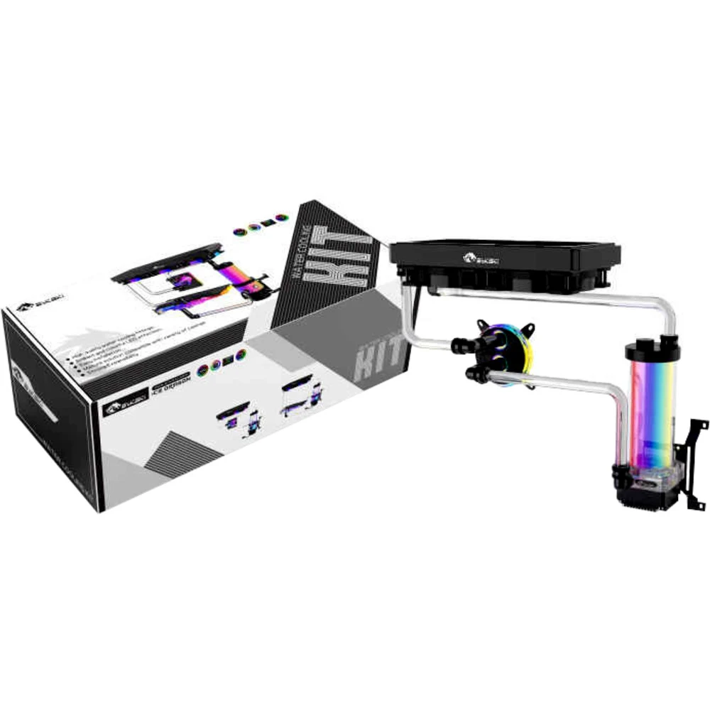 Набор СВО Bykski B-HTRGB-KIT CPU240-X &lt Intel LGA 115x, Intel LGA 20xx, Black&gt