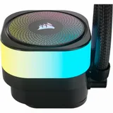 Система жидкостного охлаждения/ Water Cooling System Corsair iCUE LINK TITAN 240 RX RGB (240mm, Black, RGB/ Fans: 2x120mm, 73.5CFM, 36dBA, 2100RPM/ S: 1851, 1700, AM5, AM4)