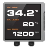 Кулер с водяным охлаждением, Cougar, Poseidon Vistek Pro ARGB 360, Intel 1851/1700/1200/115х и AMD AM5/AM4, 3*120мм Unity ARGB, 700-2500 RPM±10%, 78,2CFM, 38 dB(A), Чёрный