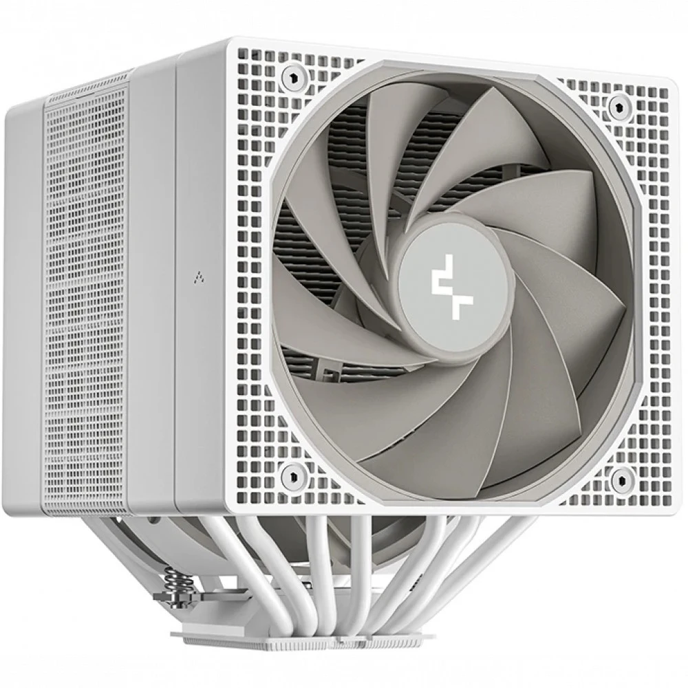 Кулер для процессора, Deepcool, ASSASSIN VC ELITE WH, Intel 20хх/1851/1700/1200/15хх и AMD AM5/AM4, 300W, 1*140мм/1*120мм, 500- 1800±10% об/м, 61.25 CFM / 58.06 CFM, 29,3 дБА, 4pin, Габариты 147х144