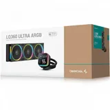 Кулер с водяным охлаждением, Deepcool, LQ360 ULTRA ARGB R-LQ360-BKASMC-G-1, Intel 1851/1700/1200/115х и AMD AM5/AM4/, TDP 300W, 3*120мм FL12 ARGB, 500-2150 RPM±10%, 55CFM, 32 dB(A), Чёрный