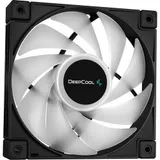 Кулер с водяным охлаждением, Deepcool, LS520 R-LS520-BKAMNT-G-1, Intel 20хх/1700/1200/115х и AMD TRX4/TR4/AM5/AM4/, TDP 280W, 2*120мм FC120 A-RGB, 500-2250 RPM±10%, 85,85CFM, ≤32,9 dB(A), Чёрный