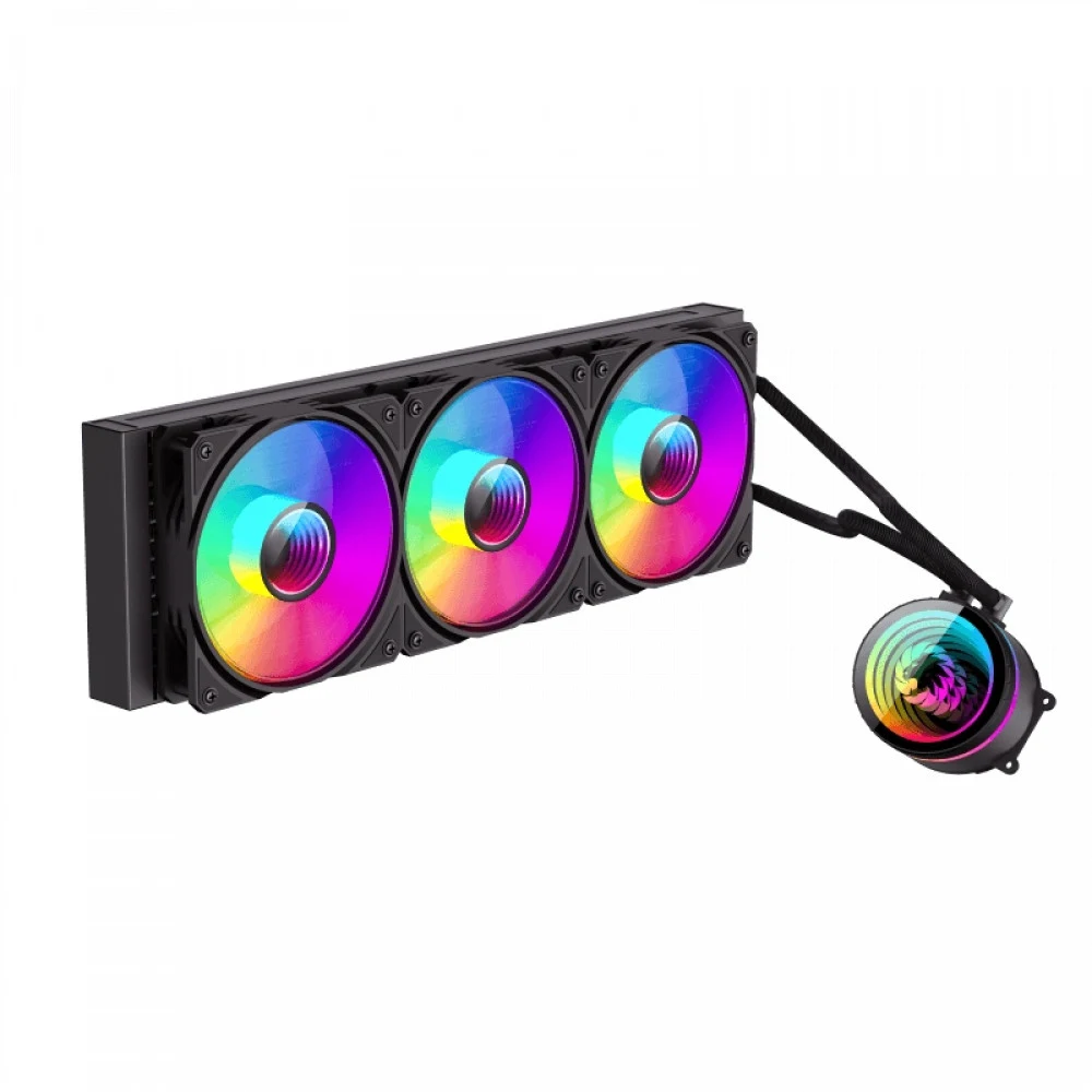 Жидкостная система охлаждения GameMax IceBurg Infinity 360 &lt LGA115X/17xx/1366/2011, TDP300W&gt