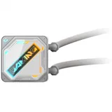 Кулер для процессора, Gigabyte, GIGABYTE GAMING 240 ICE (4719331555863), Intel 1851/1700/115x/1200, AMD AM5/AM4, 2*120мм ARGB вентилятора, 2200 об/мин, Воздушный поток 61.61 фут/мин, Белый