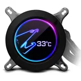 СВО Gigabyte Aorus Liquid Cooler 280, S115X/1366/2011/2066/AM4/TR4, 2x14cm,SATA+USB,Al+Cu,2500rpm