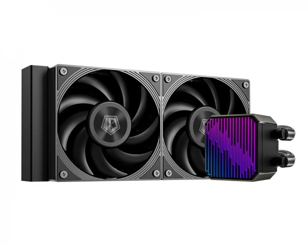 Вентилятор для процессора ID-COOLING DX240 MAX Black (жидк. охл., 2х120mm, Al, PWM 2900rpm, 32.5 dB, 300W, 4 pin) (DX240 MAX)