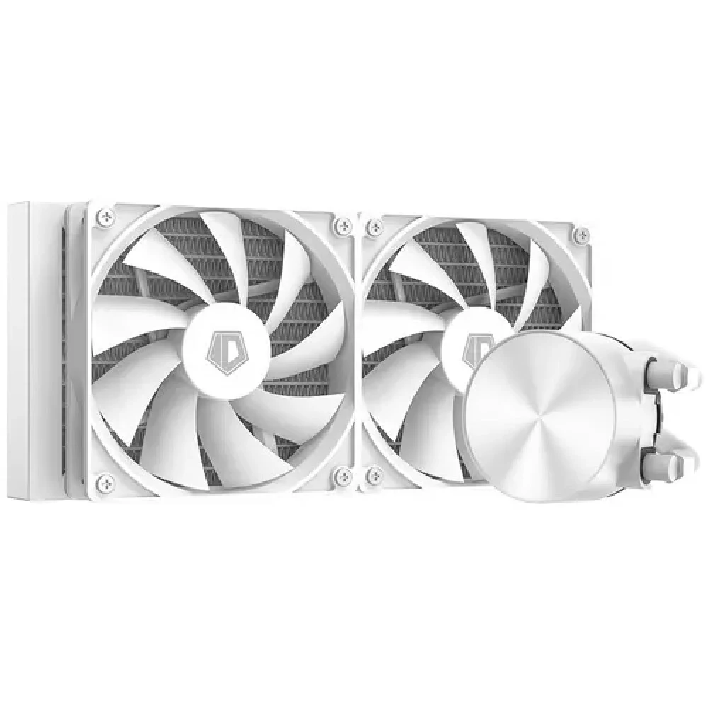 СЖО ID-Cooling FX240 Pro White,S115X/1200/1700/1851/AM4/AM5,300W,2x12cm,3+4pin,500+1800rpm,35.2dB