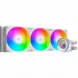 СЖО ID-Cooling FX360 INF White,S115X/1200/1700/1851/AM4/AM5,350W,3x12cm,3+4pin,300+2000rpm,27.2dB