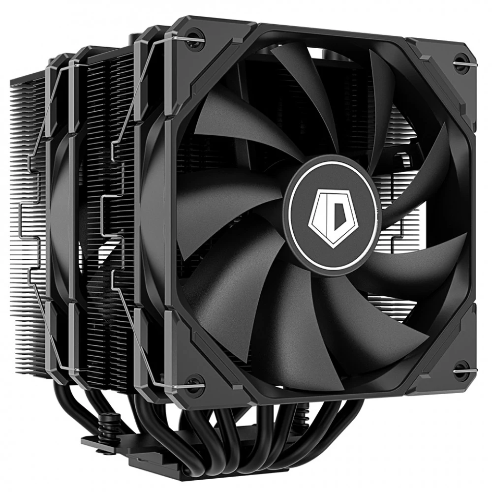 Кулер ID-Cooling SE-207-XT ADVANCED, S-115X/1200/1700/2066,280W,2x12cm,4pin,Al+Cu,800-1700rpm,35.2dB