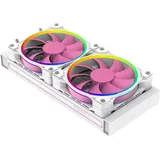 СВО ID-Cooling Pinkflow 240 ARGB, S115X/2011/2066/AM4/TR4, 250W,2x12cm,3+4pin+SATA,2000rpm,33.5dB