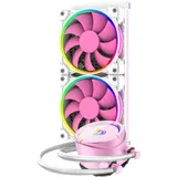 СВО ID-Cooling Pinkflow 240 ARGB, S115X/2011/2066/AM4/TR4, 250W,2x12cm,3+4pin+SATA,2000rpm,33.5dB