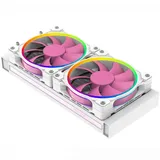 СЖО ID-Cooling Pinkflow 240 Diamond Ed., S115X/2011/2066/AM4, 250W,2x12cm,3+4pin+SATA,2000rpm,33.5dB