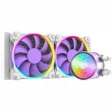 СЖО ID-Cooling Pinkflow 240 Diamond Purple, S115X/1700/2011/2066/AM4, 250W,2x12cm,4pin+SATA,2000rpm