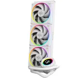 Система водяного охлаждения ID-Cooling SL360 Wh Soc-AM5/AM4/1151/1200/2066/1700 4-pin 14-30dB Al+Cu 350W LED Ret
